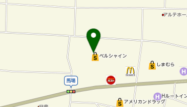 マツモトキヨシ ベルシャイン駒ケ根店の地図画像