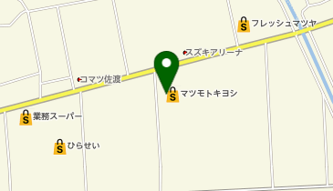 ドラッグストア マツモトキヨシ 佐渡金井店の地図画像