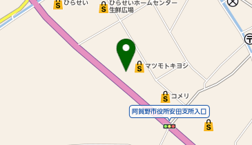 ドラッグストア マツモトキヨシ 安田店の地図画像