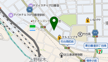 どらっぐぱぱす 東日暮里リーデンスタワー店の地図画像