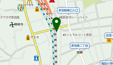 どらっぐぱぱす 赤羽南口店の地図画像