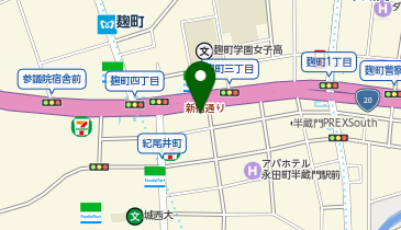 どらっぐぱぱす 麹町店の地図画像