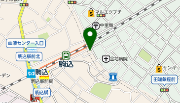 どらっぐぱぱす 駒込駅前店の地図画像