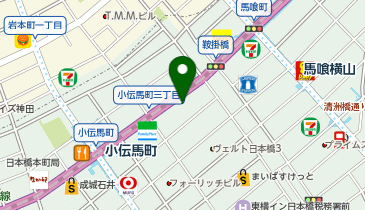 どらっぐぱぱす 小伝馬町店の地図画像