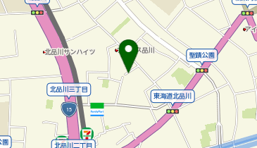 どらっぐぱぱす 北品川店の地図画像