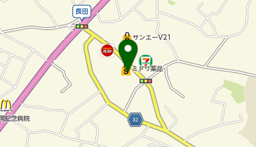 ミドリ薬品 宜野湾長田店の地図画像