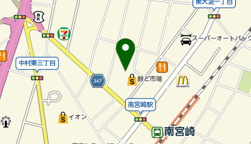 ドラッグストア マツモトキヨシ 南宮崎店の地図画像