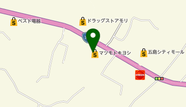 ドラッグストア マツモトキヨシ 五島店の地図画像
