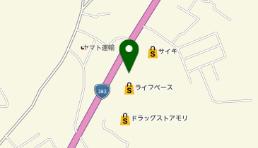 ドラッグストアマツモトキヨシ 対馬店の地図画像