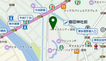 ドラッグストア マツモトキヨシ キャナルシティ博多ノースビル店の地図画像