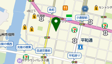 ドラッグストア マツモトキヨシ 小倉魚町2丁目店の地図画像