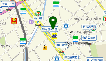 マツモトキヨシ天神渡辺通店の地図画像