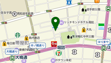 マツモトキヨシ 帯屋町店の地図画像