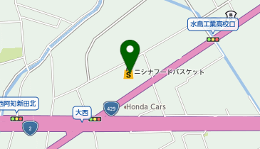 マツモトキヨシ ニシナ中島店の地図画像