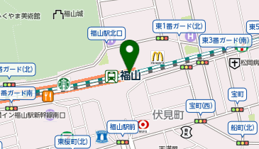 マツモトキヨシ さんすて福山店の地図画像