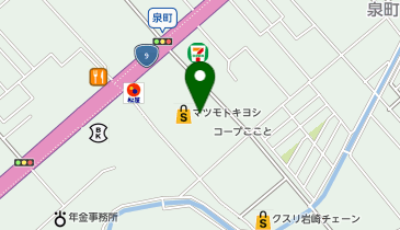 ドラッグストア マツモトキヨシ コープここといずみ店の地図画像