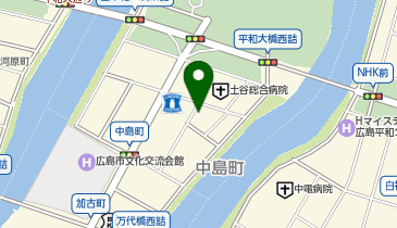調剤薬局マツモトキヨシ広島中島町の地図画像