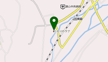 くすりのラブ薬局 津山東店の地図画像