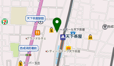 ココカラファイン+イズミヤ 天下茶屋店の地図画像