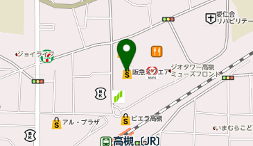 ココカラファイン 高槻阪急スクエア店の地図画像