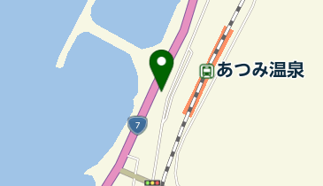 マンマチャオあつみ温泉駅前店の地図画像