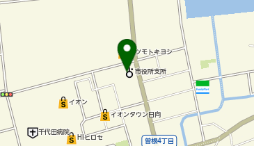 マンマチャオイオンタウン日向店の地図画像