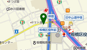 マンマチャオ板橋区氷川町店の地図画像