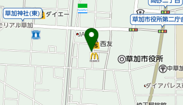 マンマチャオ草加店の地図画像