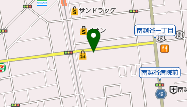 マンマチャオ南越谷店の地図画像