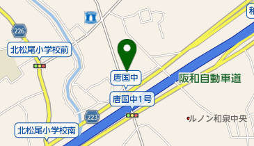 マンマチャオ和泉唐国店の地図画像
