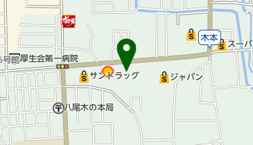 マンマチャオ八尾木の本店の地図画像