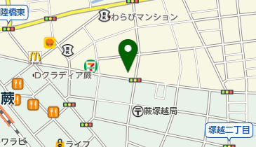 マンマチャオ蕨駅東口店の地図画像