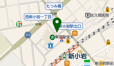 業務スーパー 新小岩店の地図画像