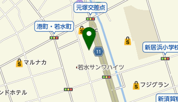 業務スーパー 新居浜店の地図画像