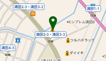 業務スーパー 清田店の地図画像