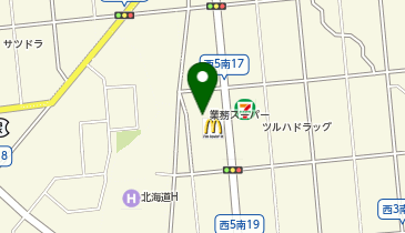 業務スーパー 帯広西5条店の地図画像