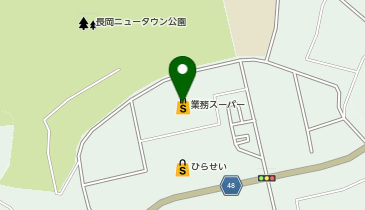業務スーパー 長岡ニュータウン店の地図画像