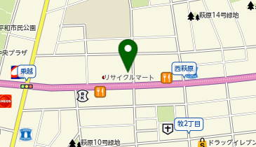 業務スーパー 萩原店の地図画像