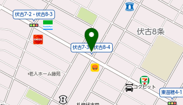 業務スーパー 伏古店の地図画像