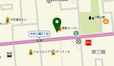 業務スーパー 北見三輪店の地図画像