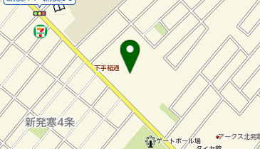 業務スーパー 新発寒店の地図画像