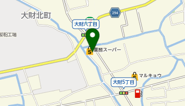 業務スーパー 大財店の地図画像