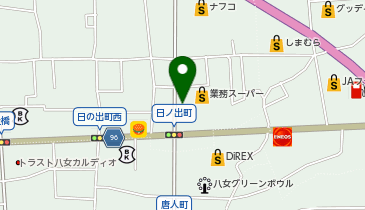 業務スーパー 八女本村店の地図画像