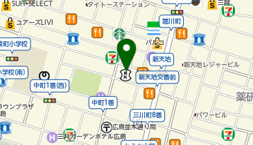 業務スーパー 広島八丁堀店の地図画像