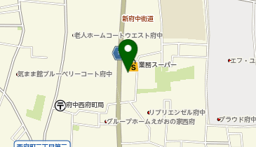 業務スーパー 府中本宿店の地図画像