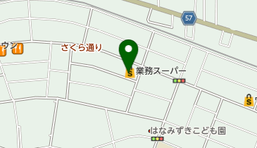 業務スーパー 常盤平店の地図画像