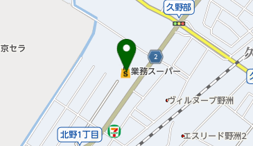 業務スーパー 野洲店の地図画像