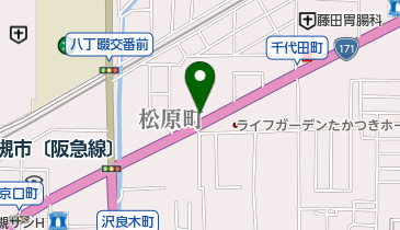 業務スーパー 高槻店の地図画像