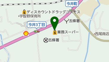 業務スーパー 五條店の地図画像