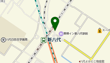 ニッポンレンタカー 新幹線新八代駅の地図画像